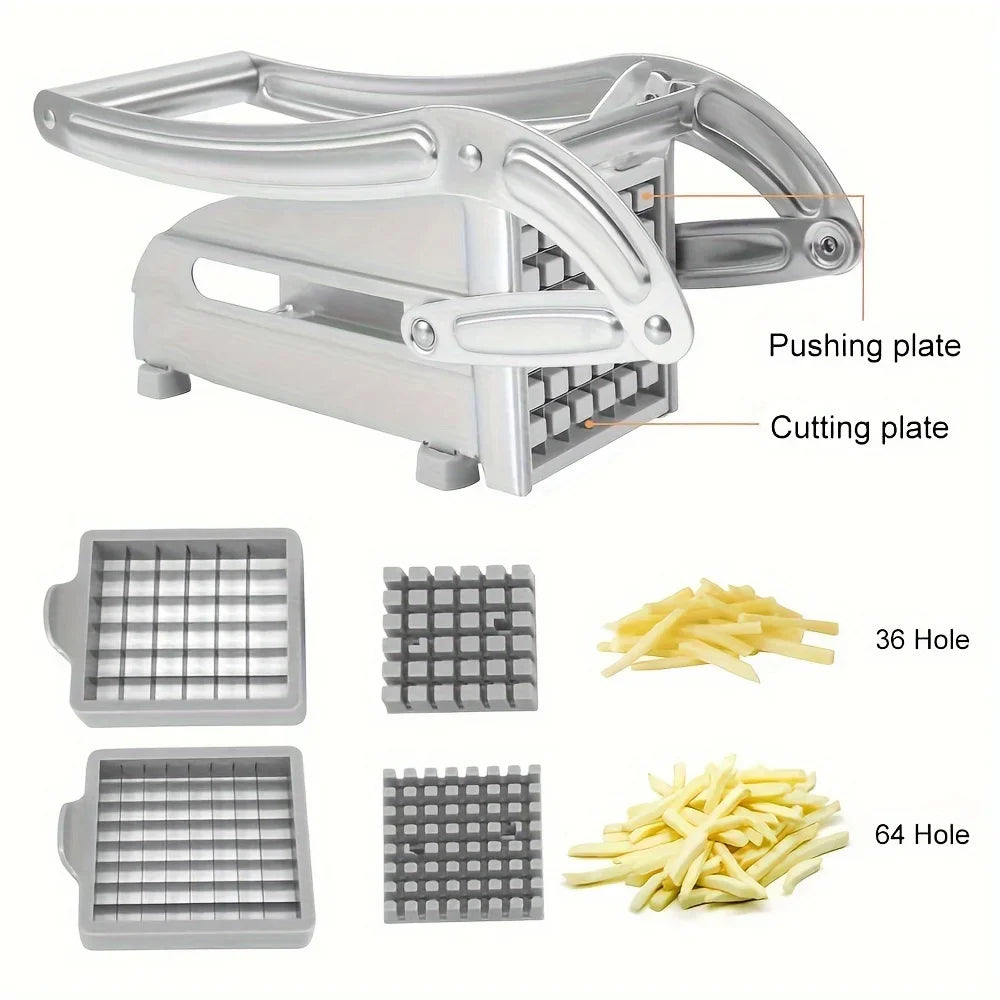 Cortadora Multifuncional de Acero Inoxidable para Patatas, Verduras y Frutas